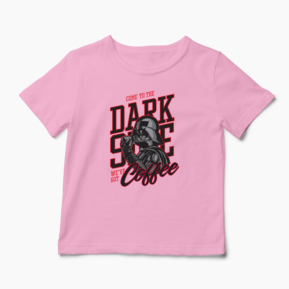 Tricou Personalizat Come To The Dark Side We've Got Coffee - Copii-Roz
