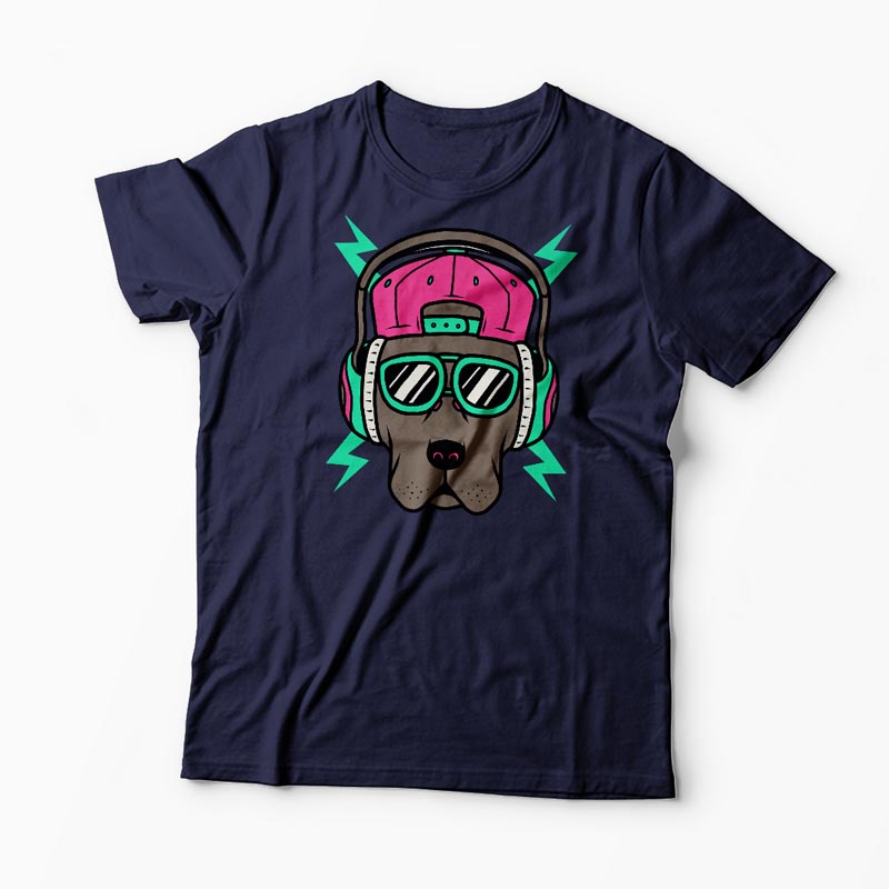 Tricou Personalizat Cool Dog - Bărbați-Bleumarin