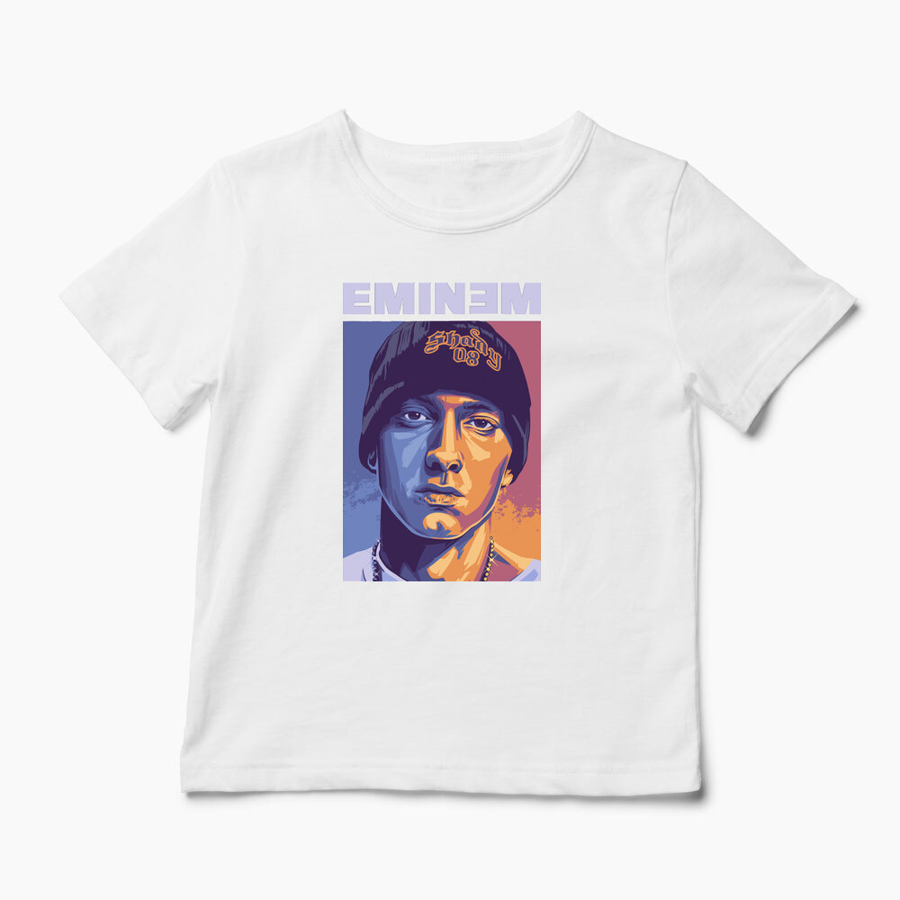 Tricou Personalizat Eminem Real Slim Shady - Copii-Alb