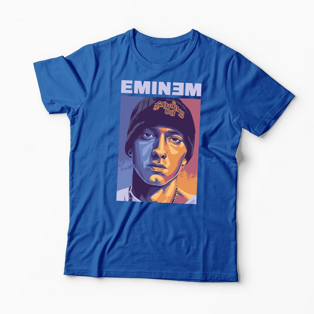 Tricou Personalizat Eminem Real Slim Shady - Bărbați-Albastru Regal