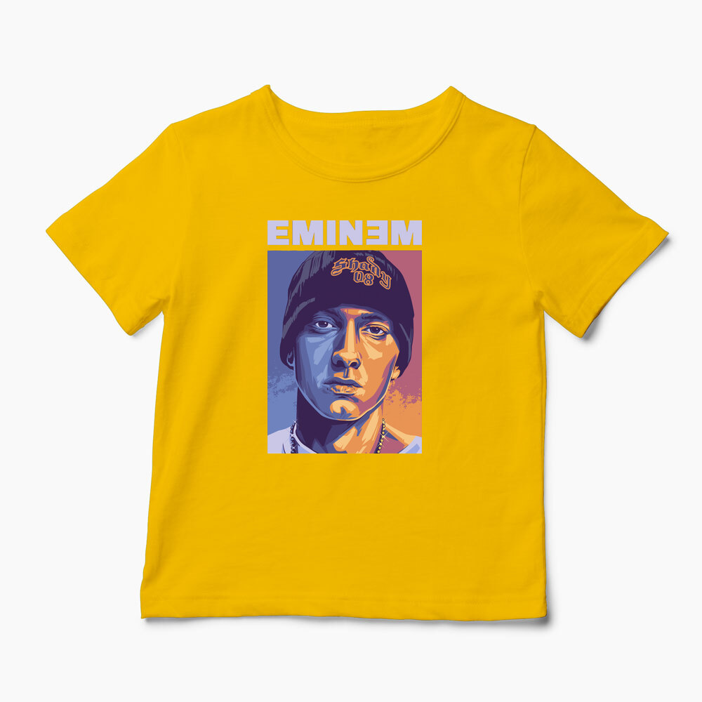 Tricou Personalizat Eminem Real Slim Shady - Copii-Galben