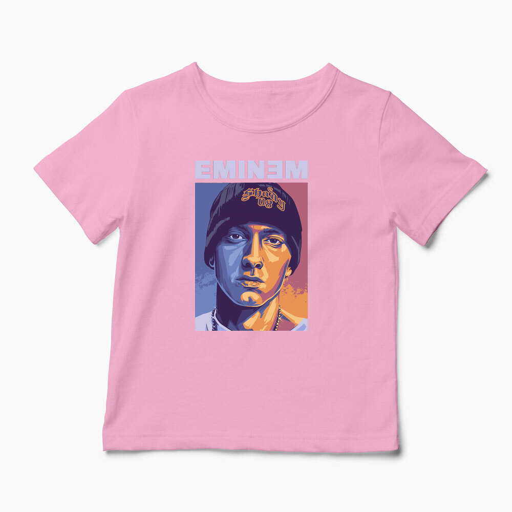 Tricou Personalizat Eminem Real Slim Shady - Copii-Roz