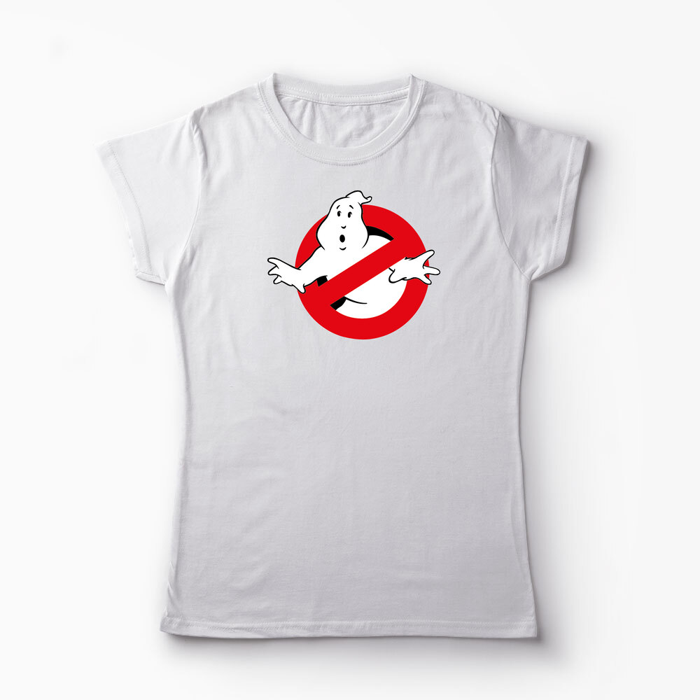 Tricou Personalizat Ghostbusters - Femei-Alb