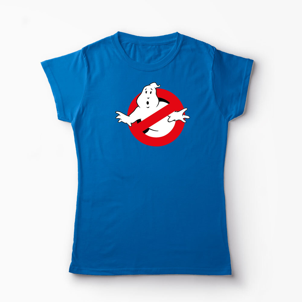 Tricou Personalizat Ghostbusters - Femei-Albastru Regal