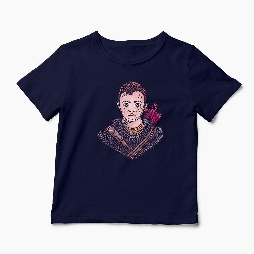 Tricou Personalizat God Of War Atreus - Copii-Bleumarin