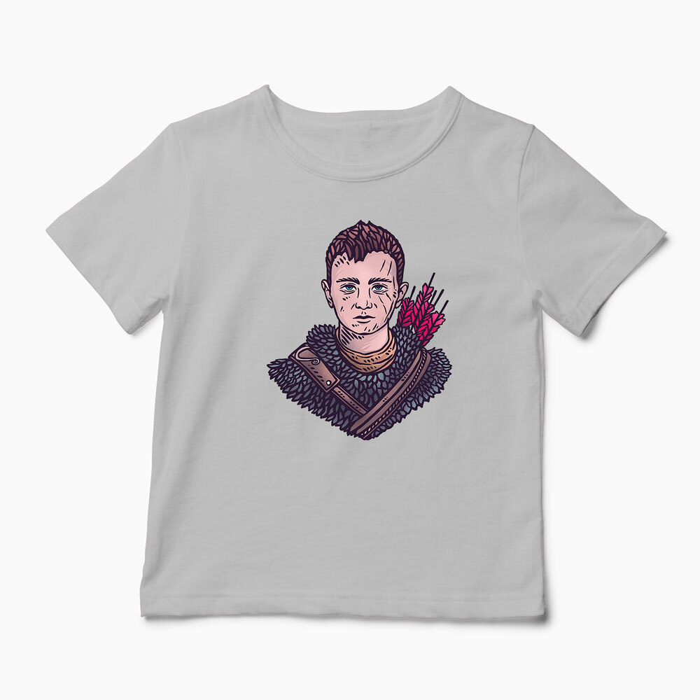 Tricou Personalizat God Of War Atreus - Copii-Gri