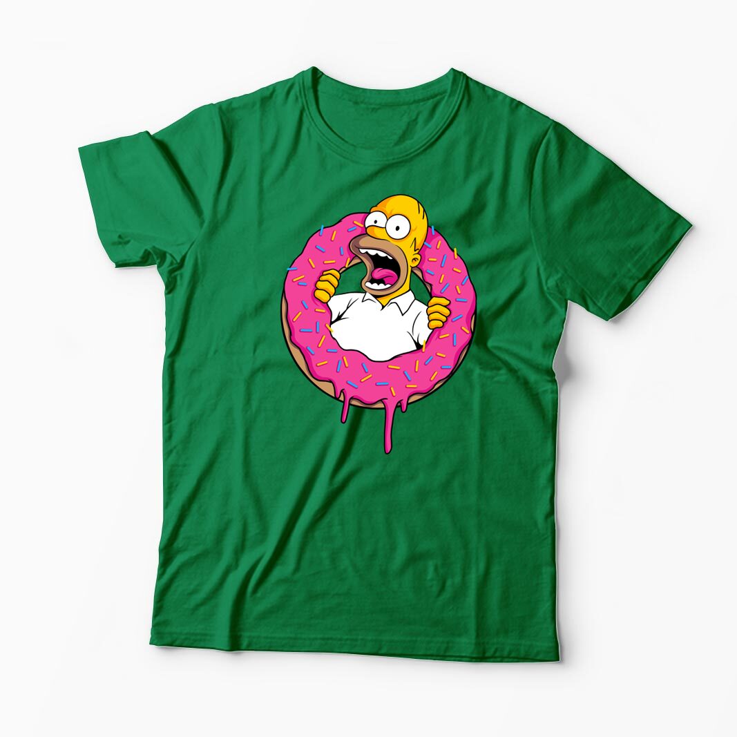Tricou Personalizat Homer Simpson Sweet Cream - Bărbați-Verde