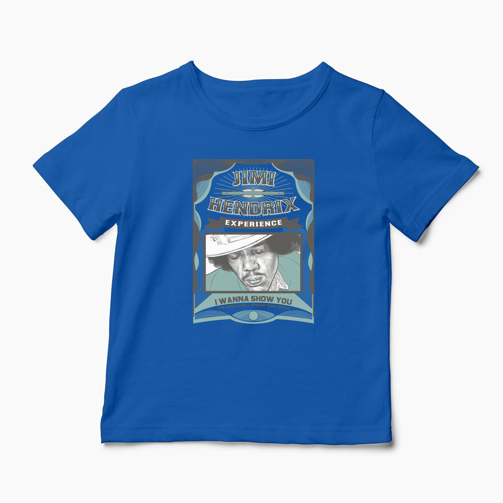 Tricou Personalizat Jimi Hendrix Experience - Copii-Albastru Regal