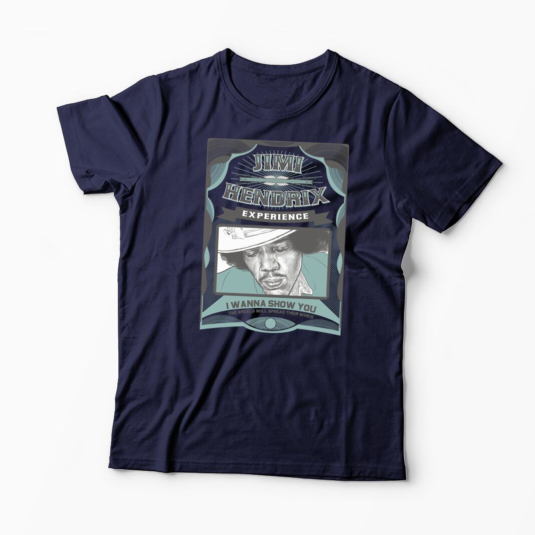 Tricou Personalizat Jimi Hendrix Experience - Bărbați-Bleumarin