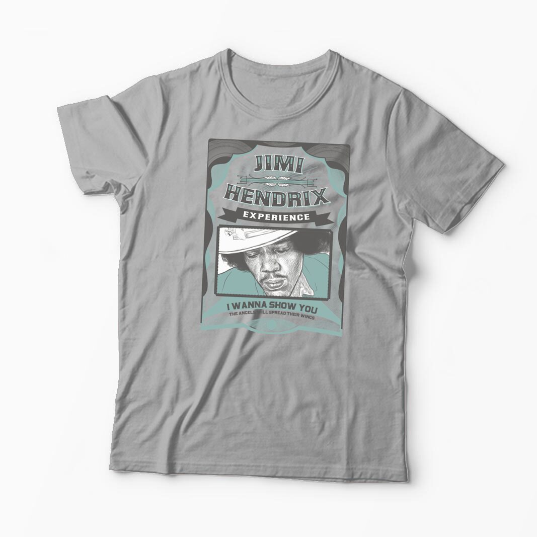 Tricou Personalizat Jimi Hendrix Experience - Bărbați-Gri
