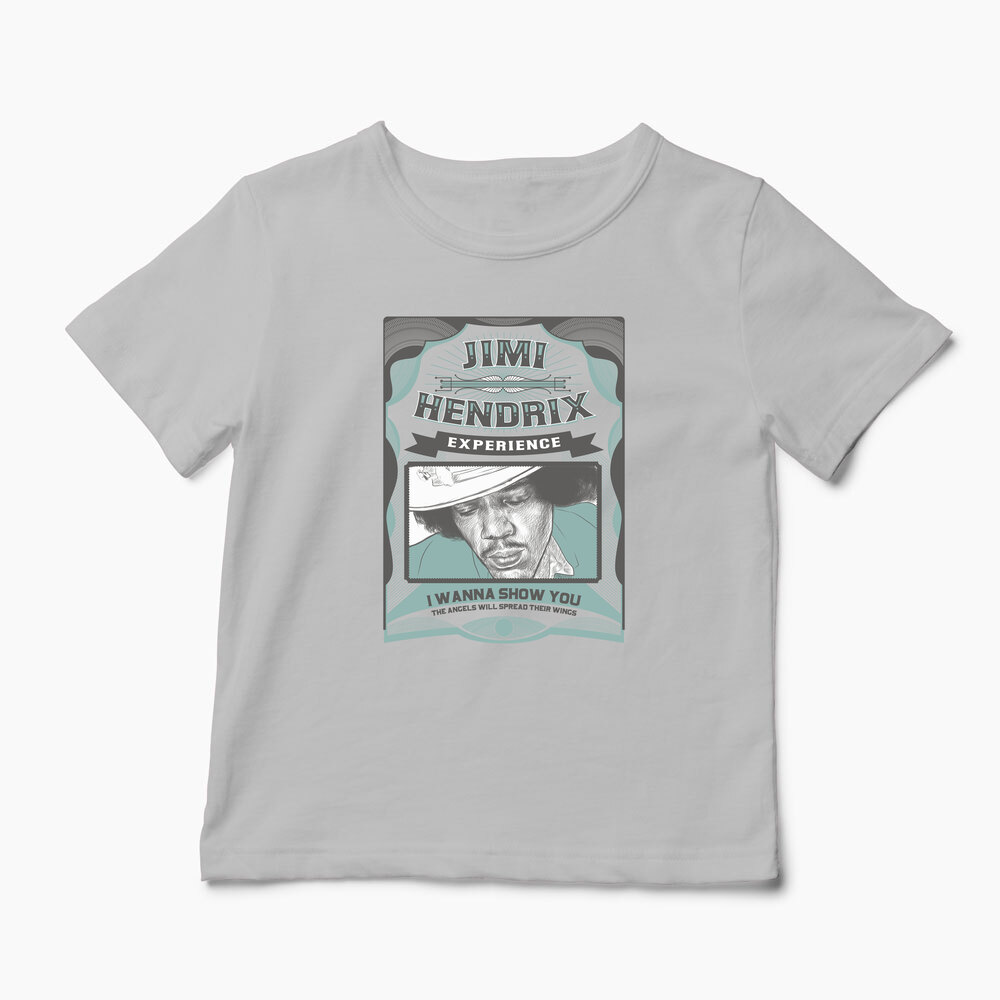 Tricou Personalizat Jimi Hendrix Experience - Copii-Gri