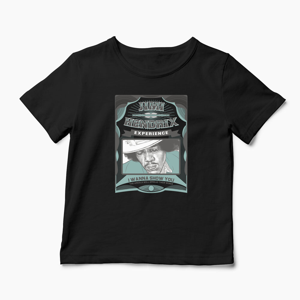 Tricou Personalizat Jimi Hendrix Experience - Copii-Negru