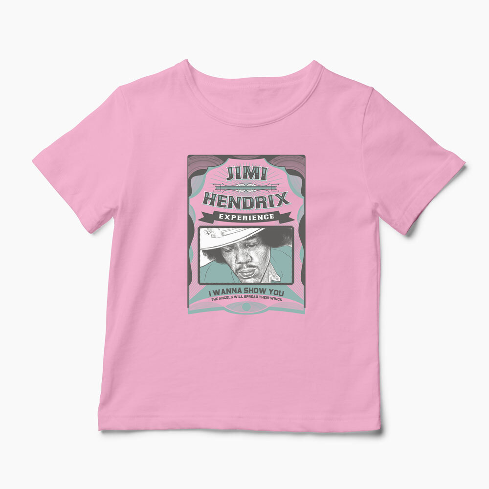 Tricou Personalizat Jimi Hendrix Experience - Copii-Roz
