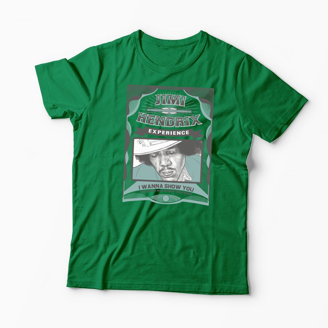 Tricou Personalizat Jimi Hendrix Experience - Bărbați-Verde