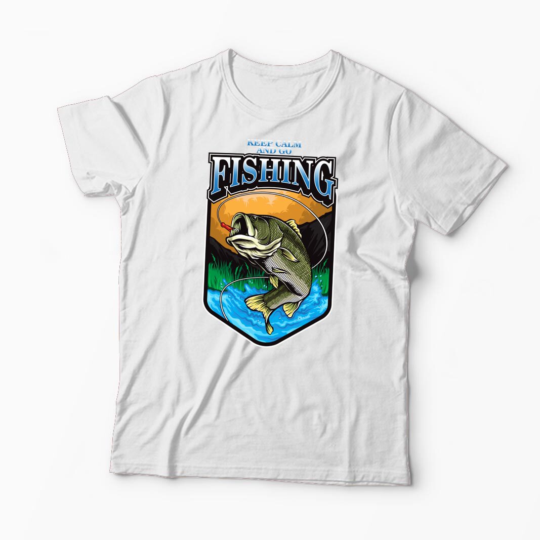 Tricou Personalizat Keep Calm And Go Fishing 