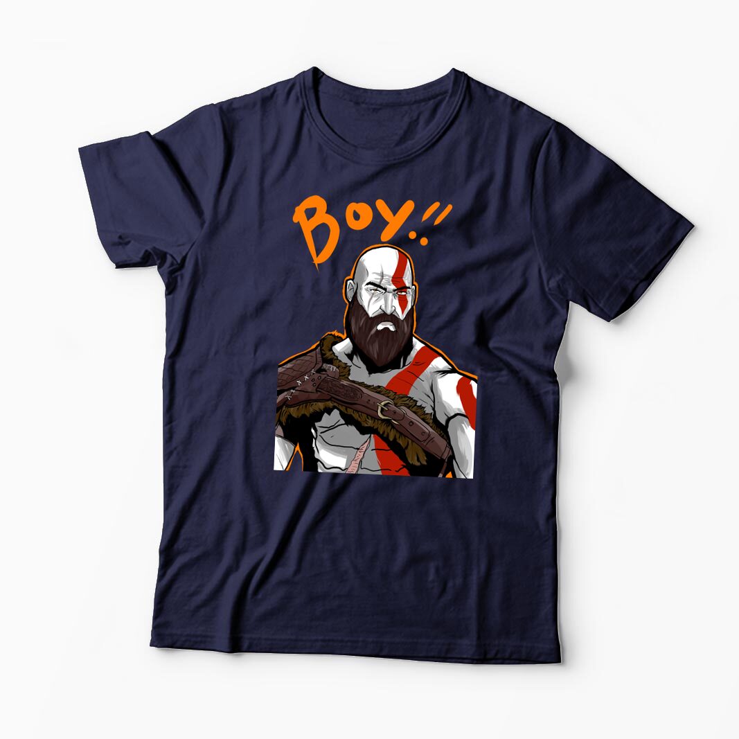 Tricou Personalizat Kratos BOY! - Bărbați-Bleumarin