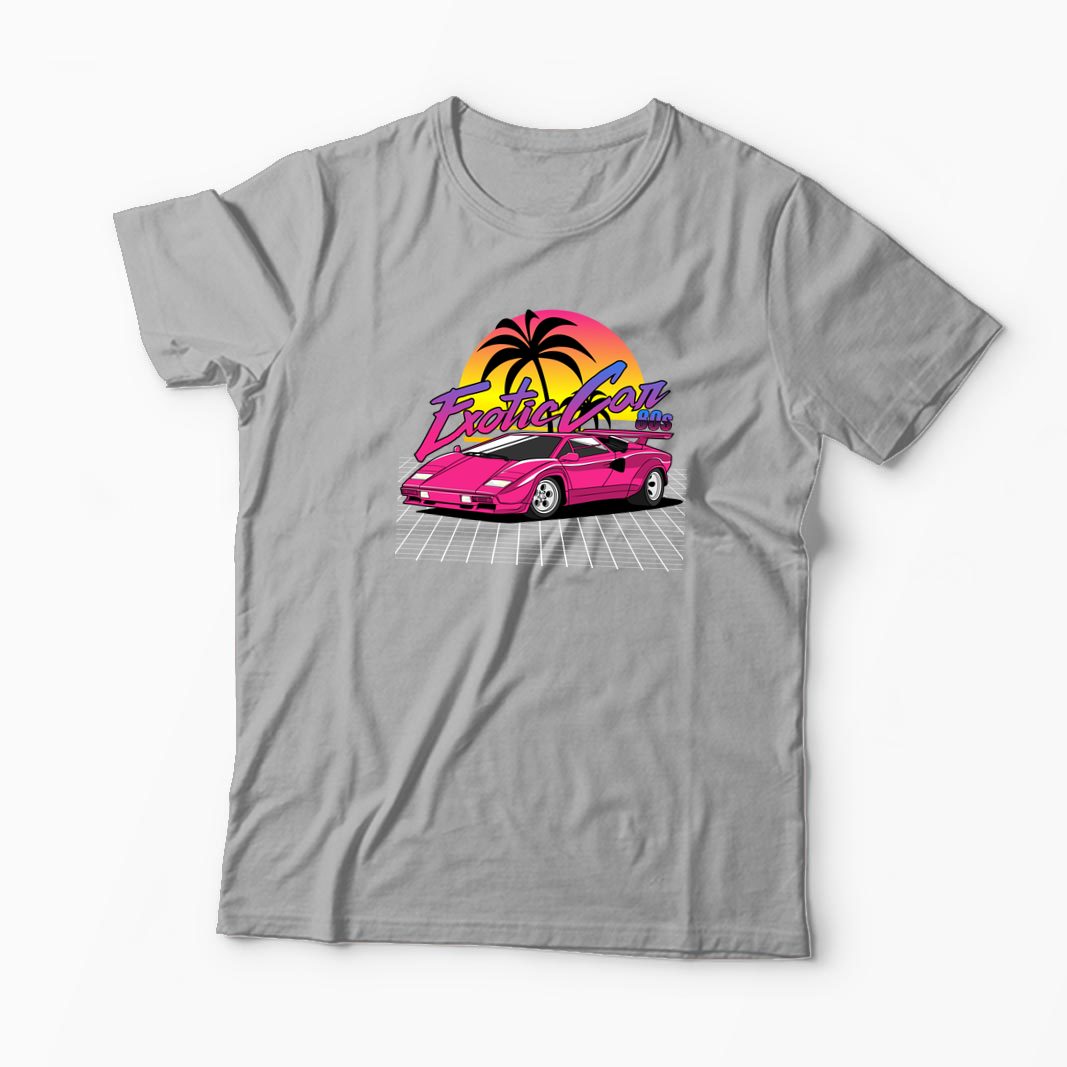 Tricou Personalizat Lamborghini Countach - Bărbați-Gri