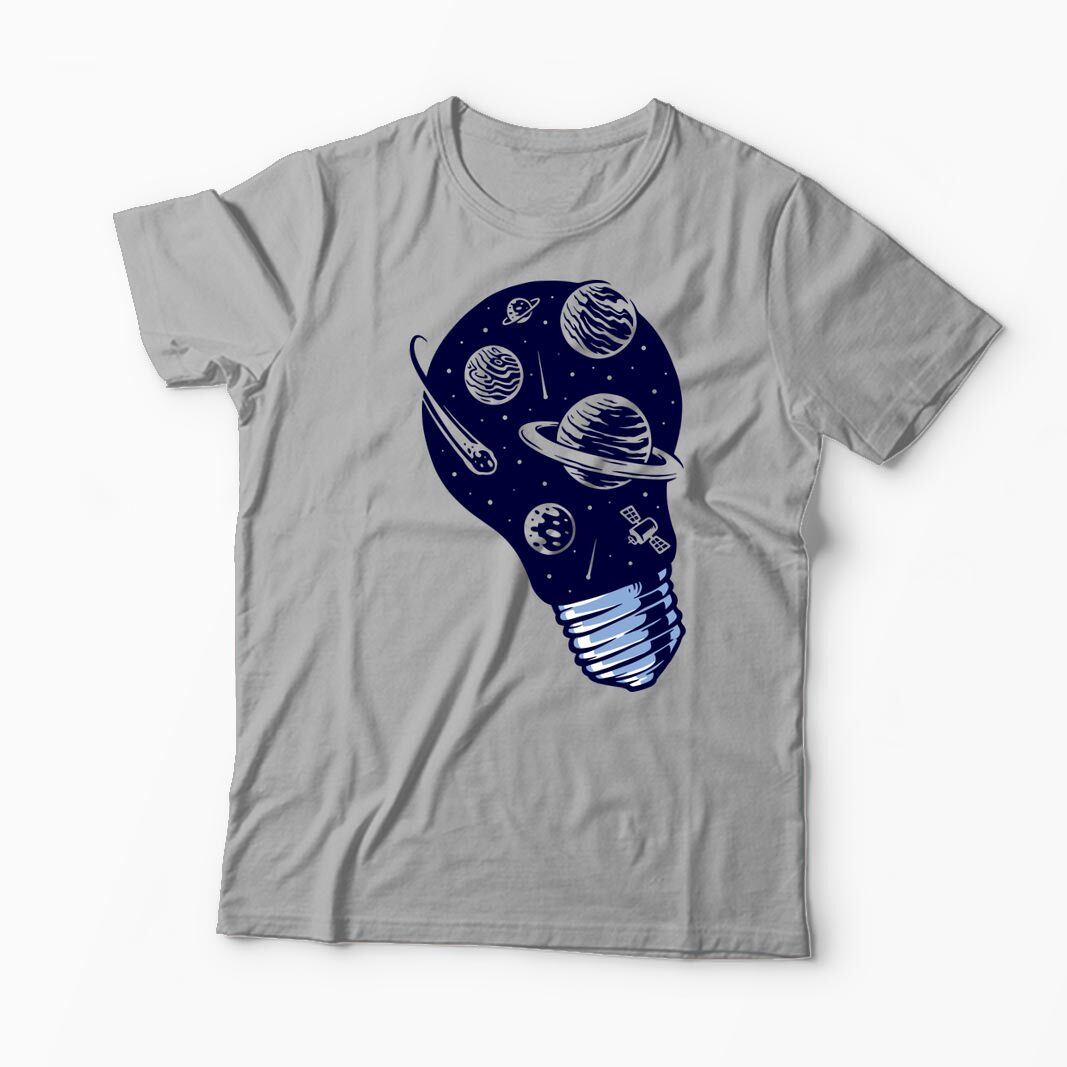 Tricou Personalizat Lumini Spațiale - Bărbați-Gri