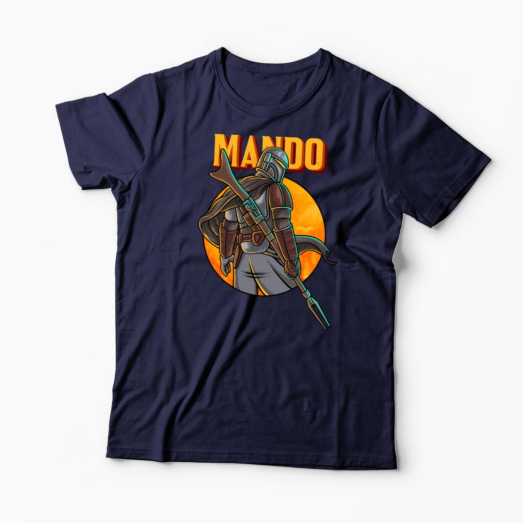 Tricou Personalizat Mando This is The Way - Bărbați-Bleumarin