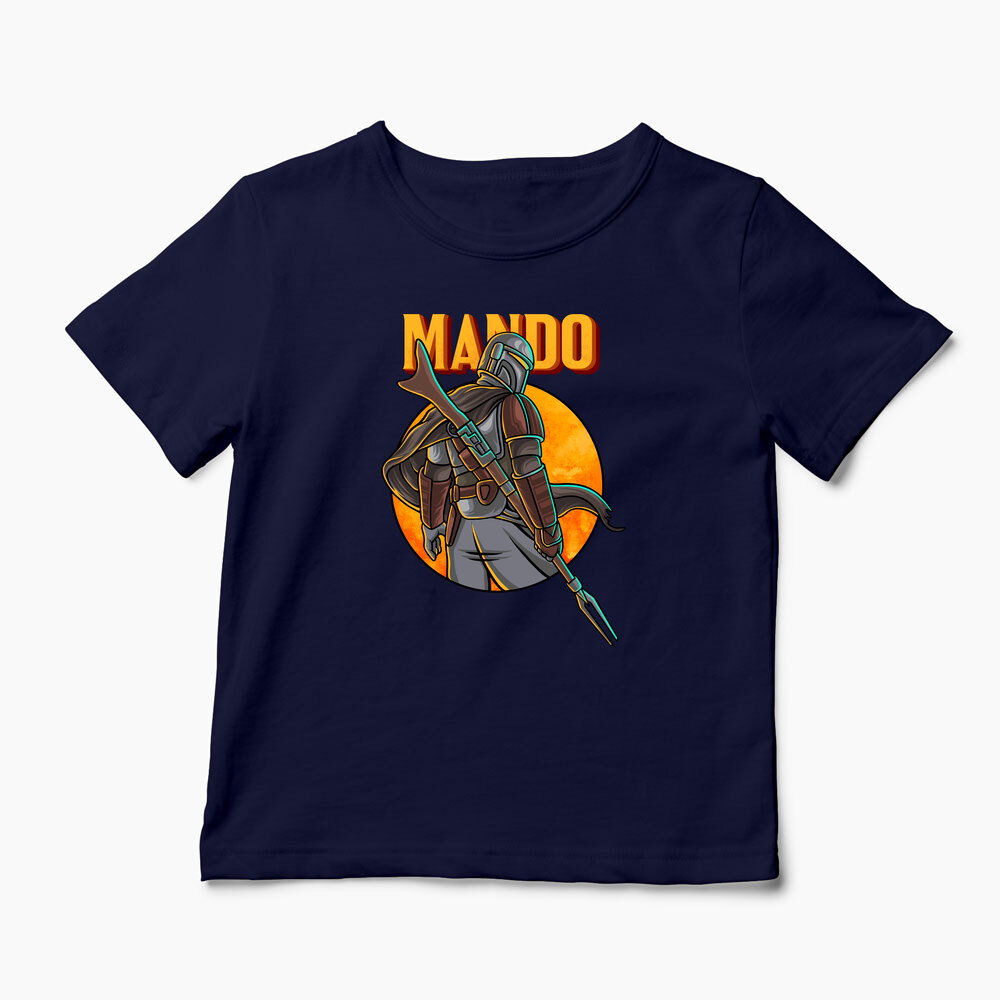 Tricou Personalizat Mando This is The Way - Copii-Bleumarin
