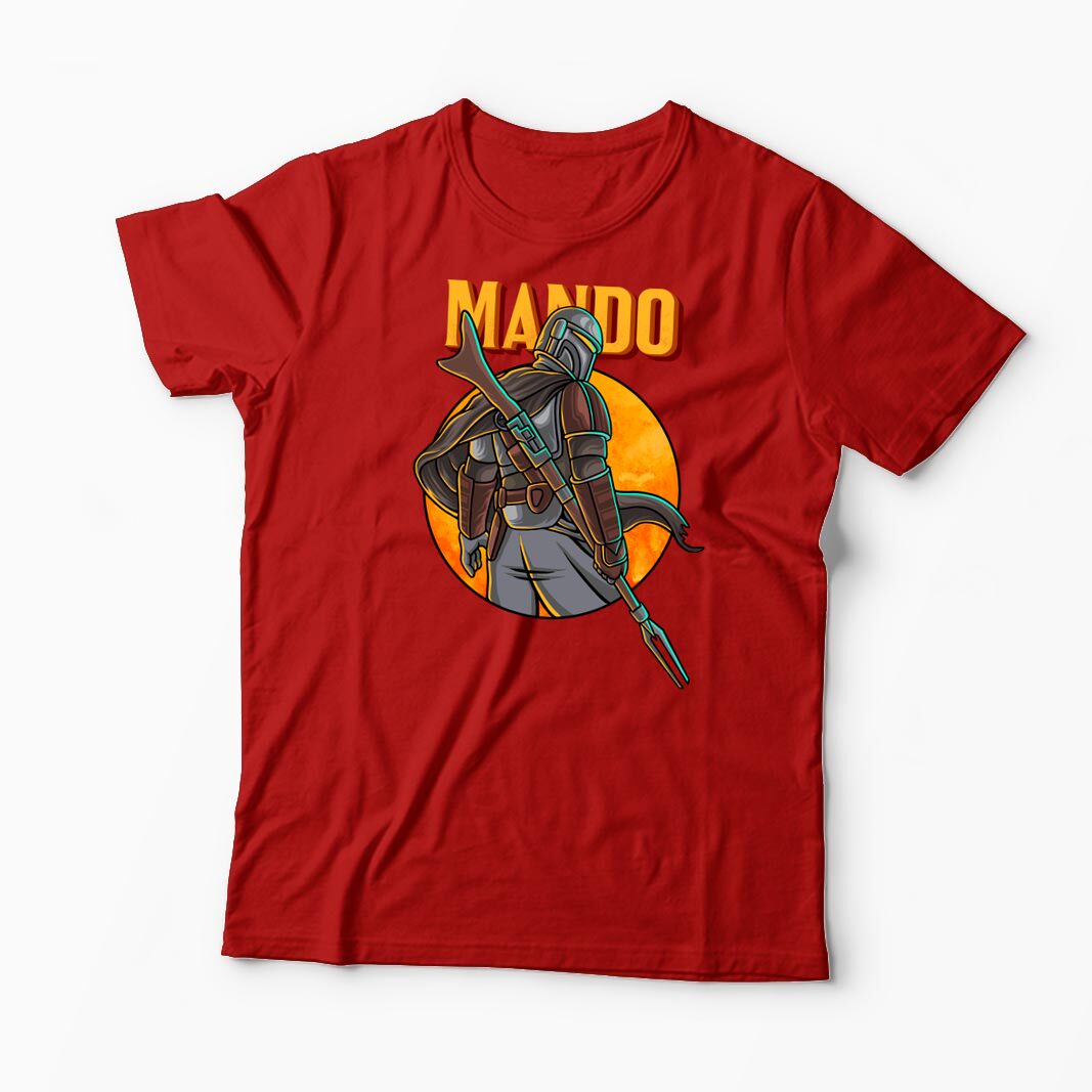 Tricou Personalizat Mando This is The Way - Bărbați-Roșu