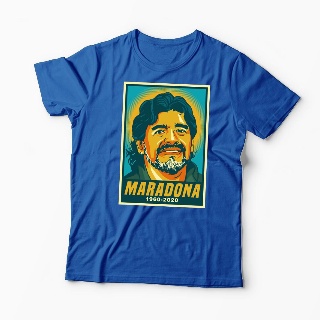 Tricou Personalizat Maradona RIP 1960-2020 - Bărbați-Albastru Regal
