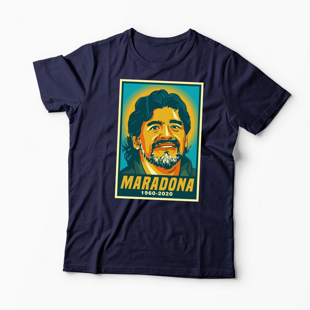 Tricou Personalizat Maradona RIP 1960-2020 - Bărbați-Bleumarin