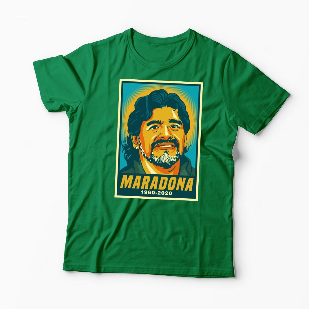 Tricou Personalizat Maradona RIP 1960-2020 - Bărbați-Verde