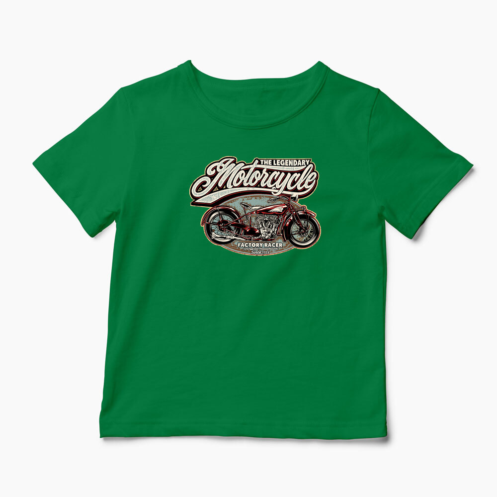 Tricou Personalizat Motocicleta Indian - Copii-Verde