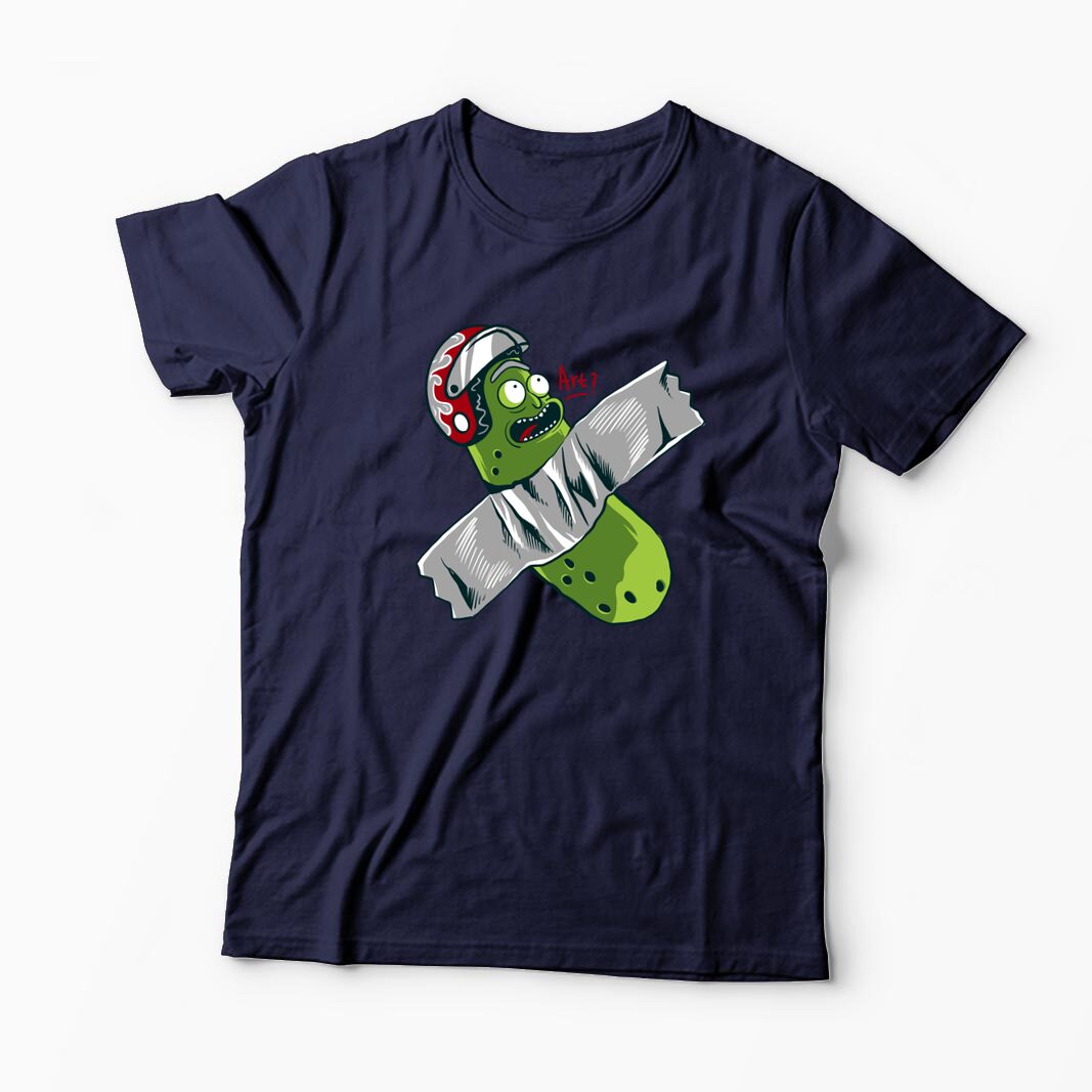 Tricou Personalizat Pickle Rick Taped Art - Rick and Morty - Bărbați-Bleumarin
