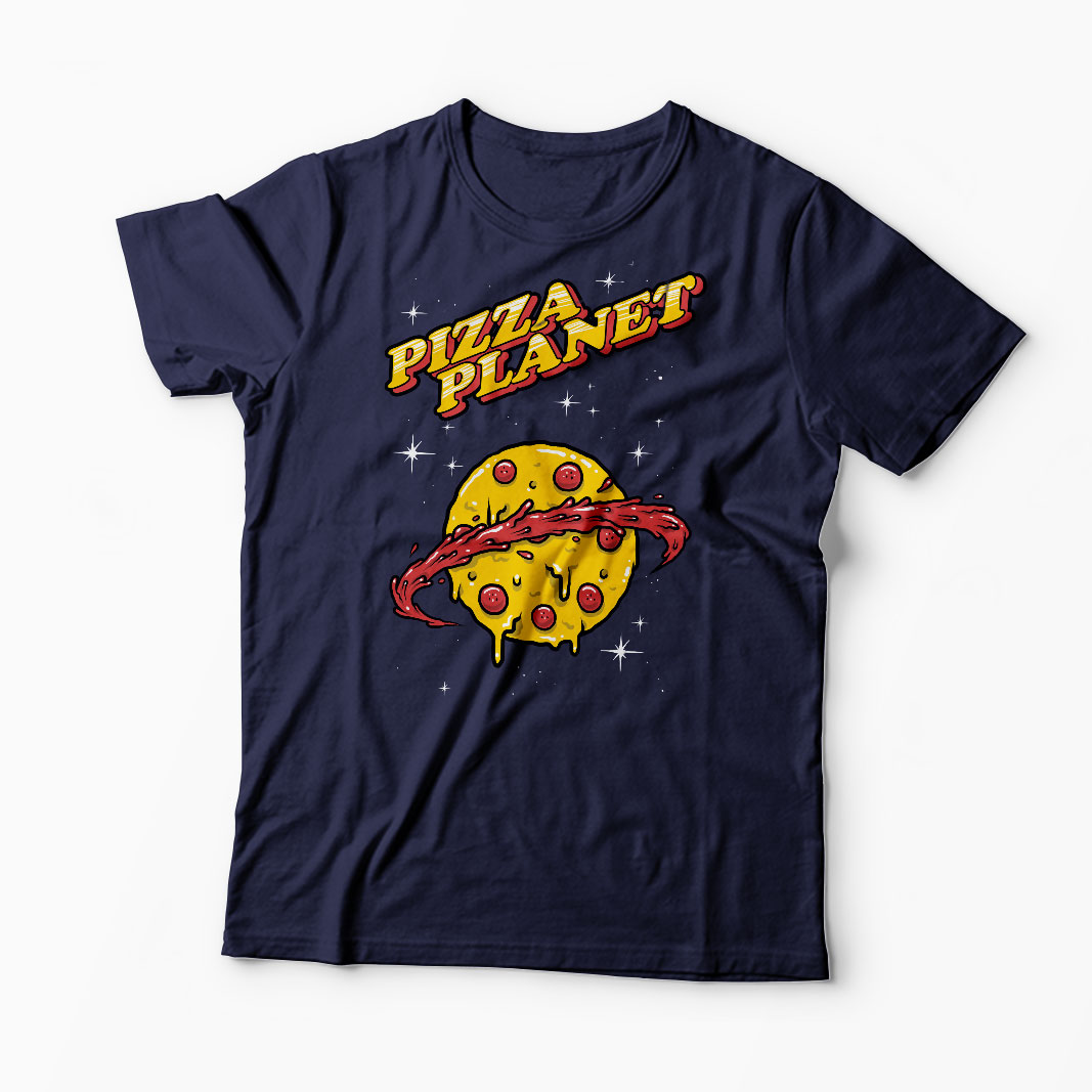 Tricou Personalizat Pizza Planet - Bărbați-Bleumarin