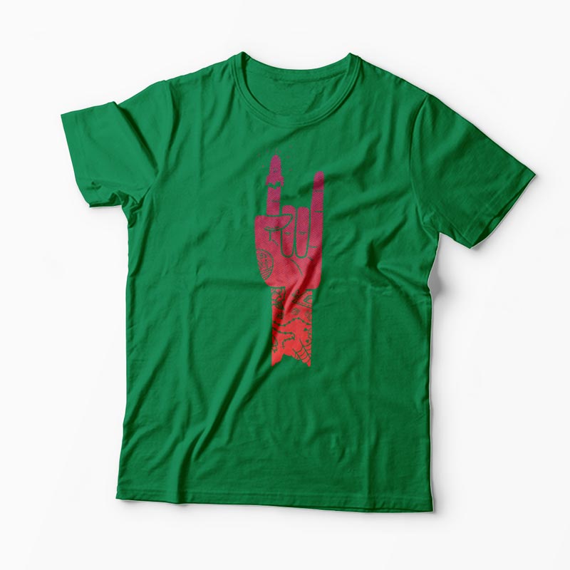 Tricou Personalizat ROCKet Ship - Bărbați-Verde