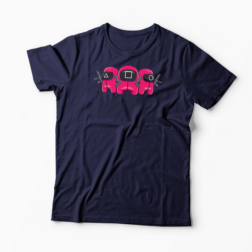 Tricou Personalizat Squid Game Imposter 1 - Bărbați-Bleumarin