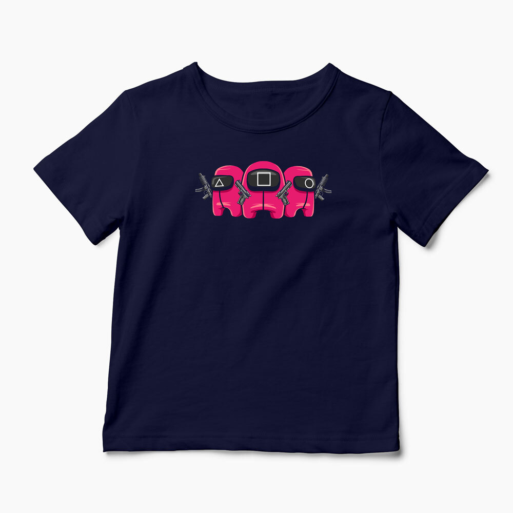 Tricou Personalizat Squid Game Imposter 1 - Copii-Bleumarin