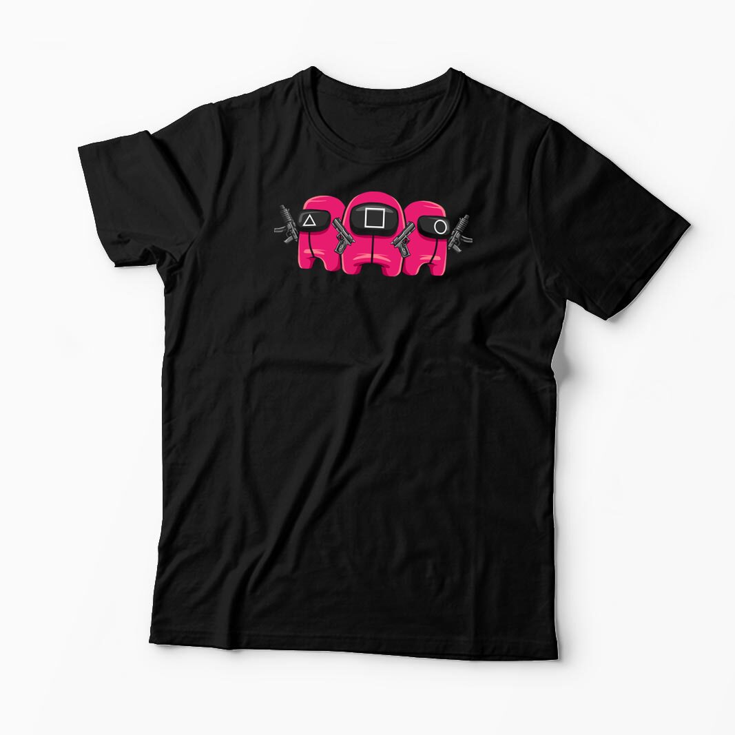 Tricou Personalizat Squid Game Imposter 1 - Bărbați-Negru