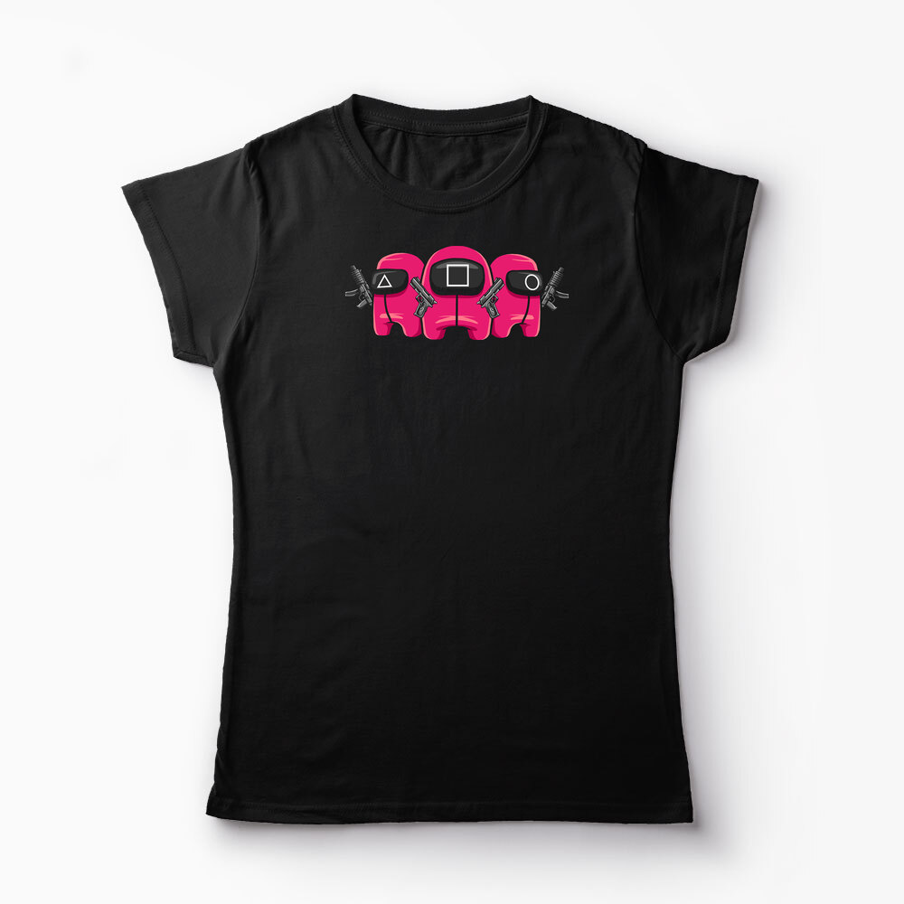 Tricou Personalizat Squid Game Imposter 1 - Femei-Negru