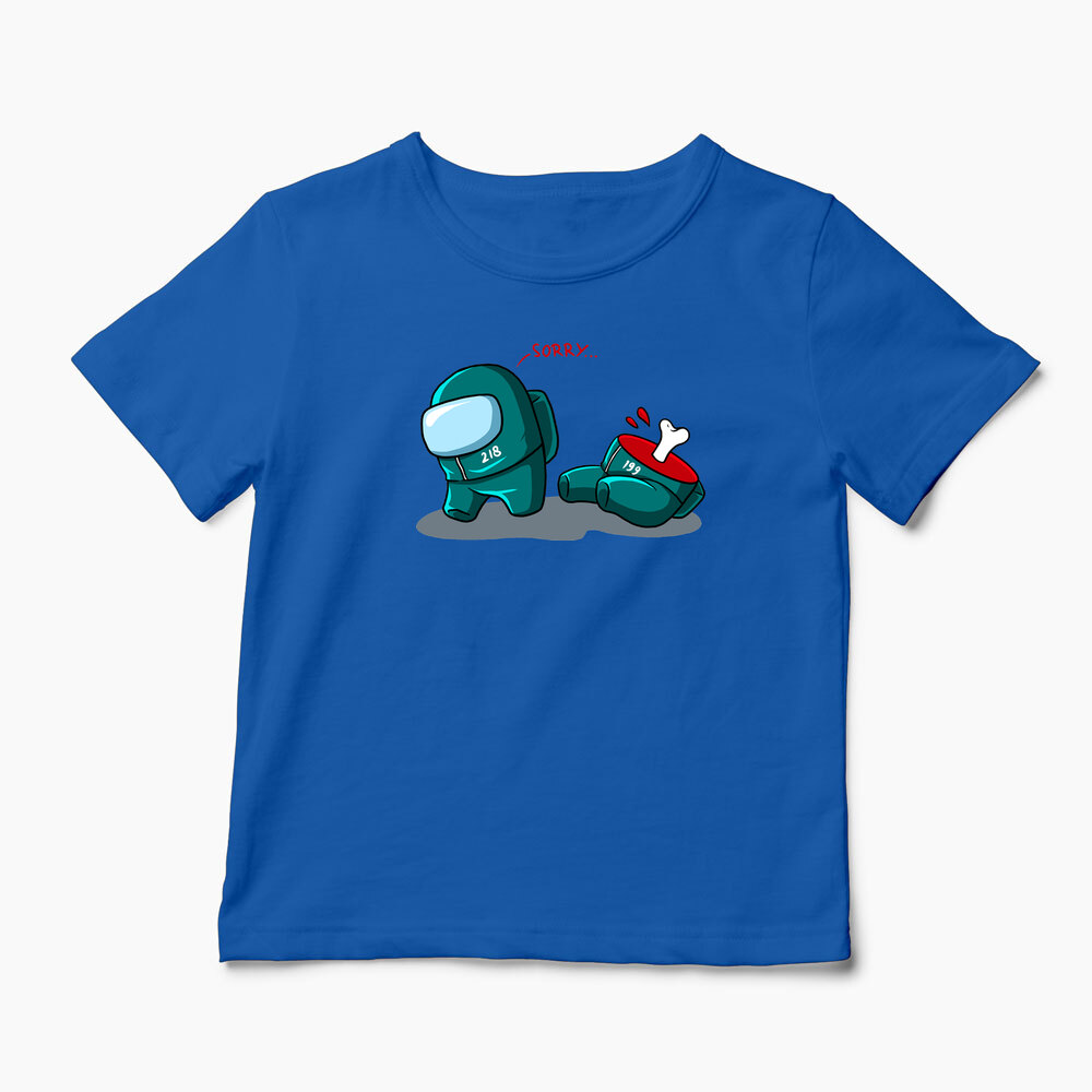 Tricou Personalizat Squid Game True Imposter - Copii-Albastru Regal