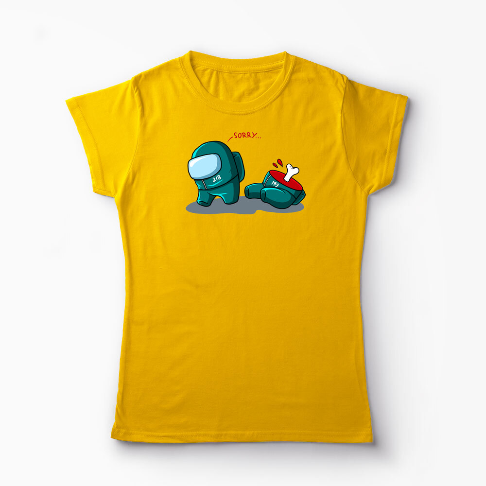 Tricou Personalizat Squid Game True Imposter - Femei-Galben