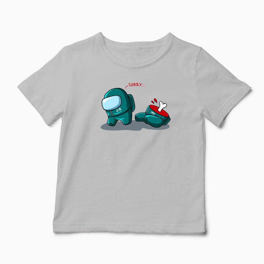 Tricou Personalizat Squid Game True Imposter - Copii-Gri