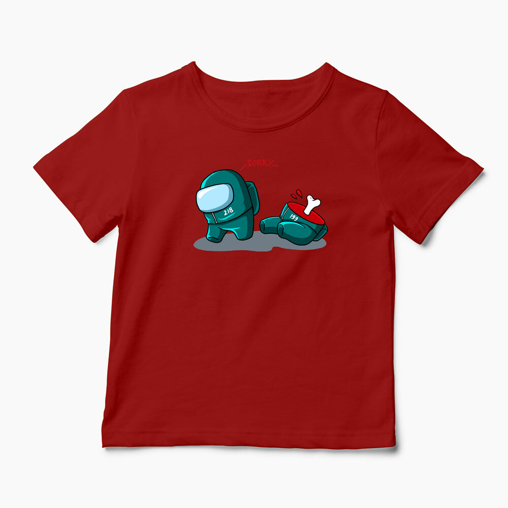 Tricou Personalizat Squid Game True Imposter - Copii-Roșu