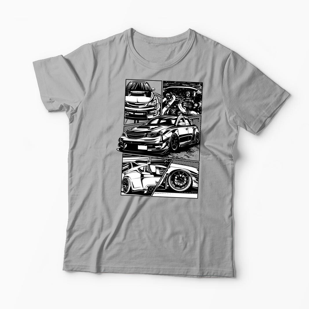 Tricou Personalizat Subaru WRX STI - Bărbați-Gri