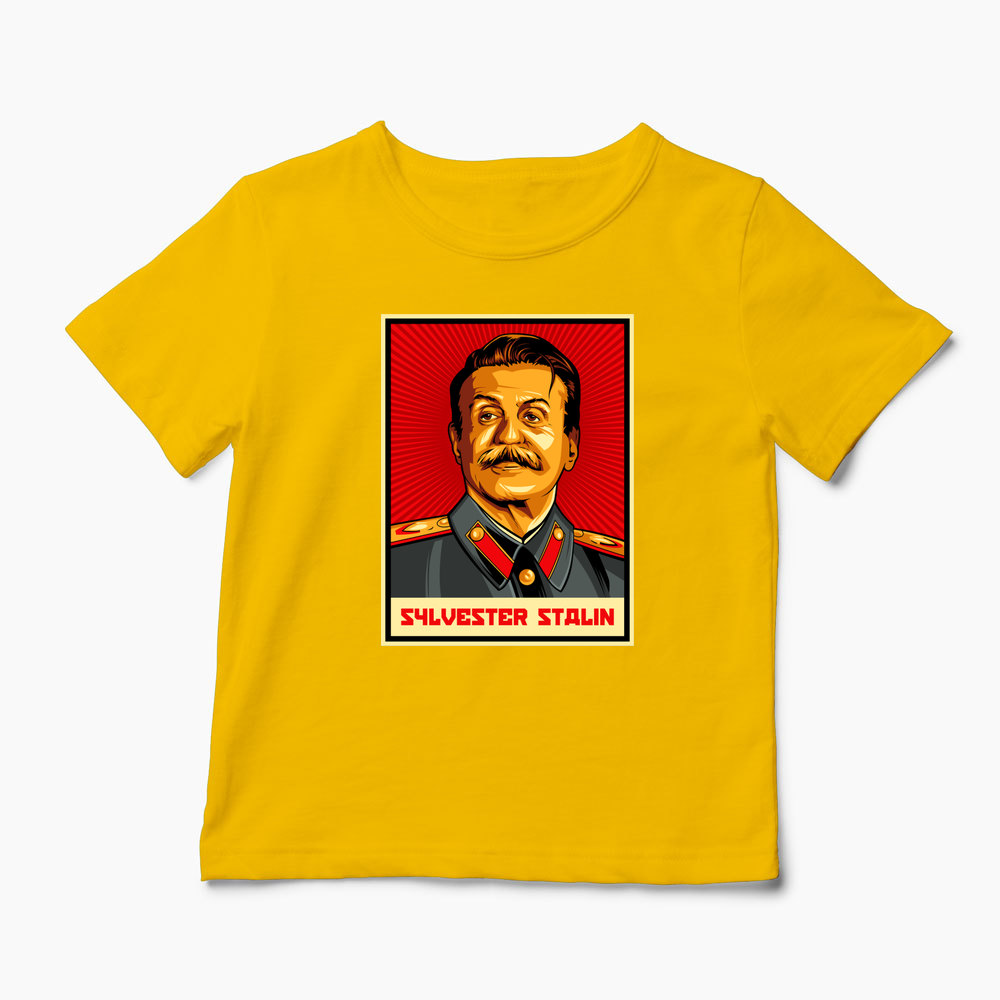 Tricou Personalizat Sylvester Stalin - Copii-Galben