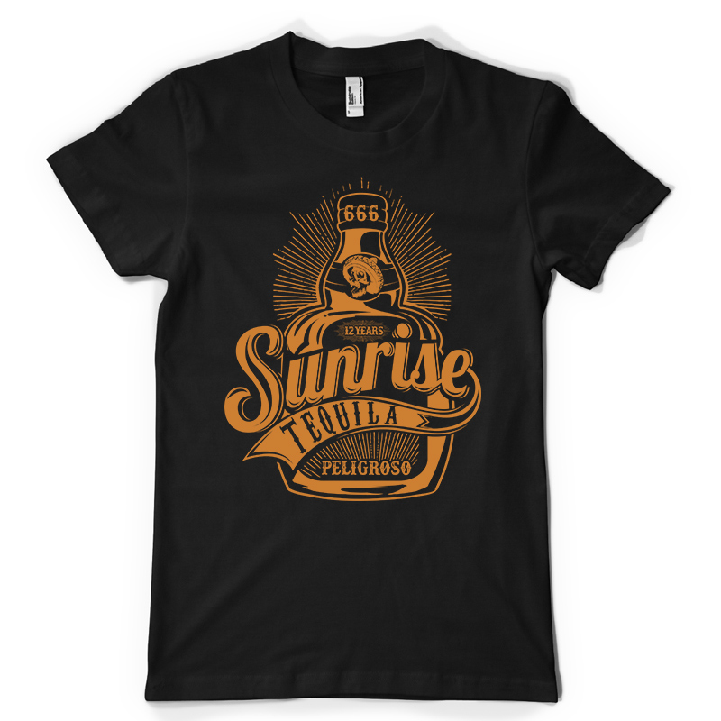 Tricou Personalizat Tequila Sunrise