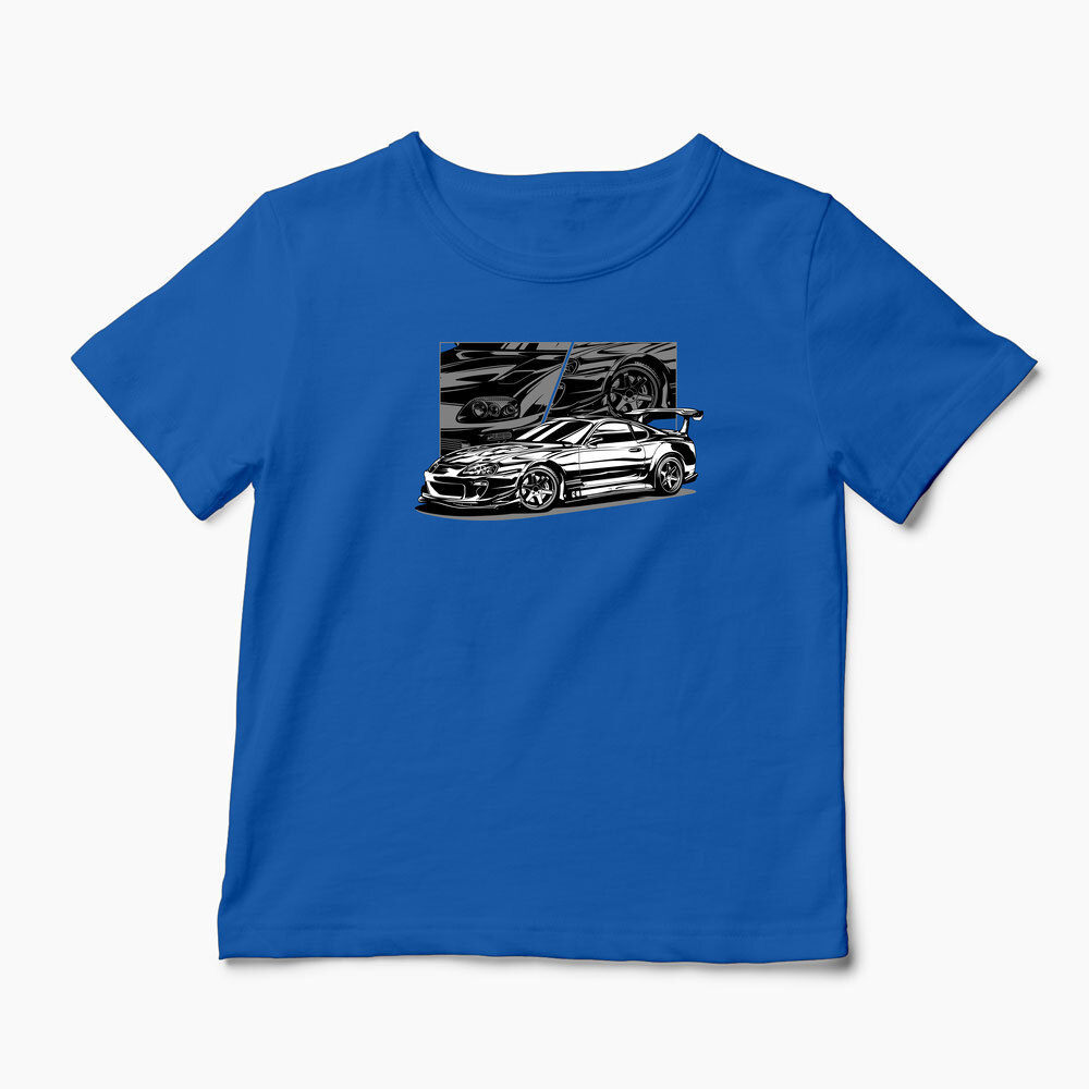 Tricou Personalizat Toyota Supra - Copii-Albastru Regal