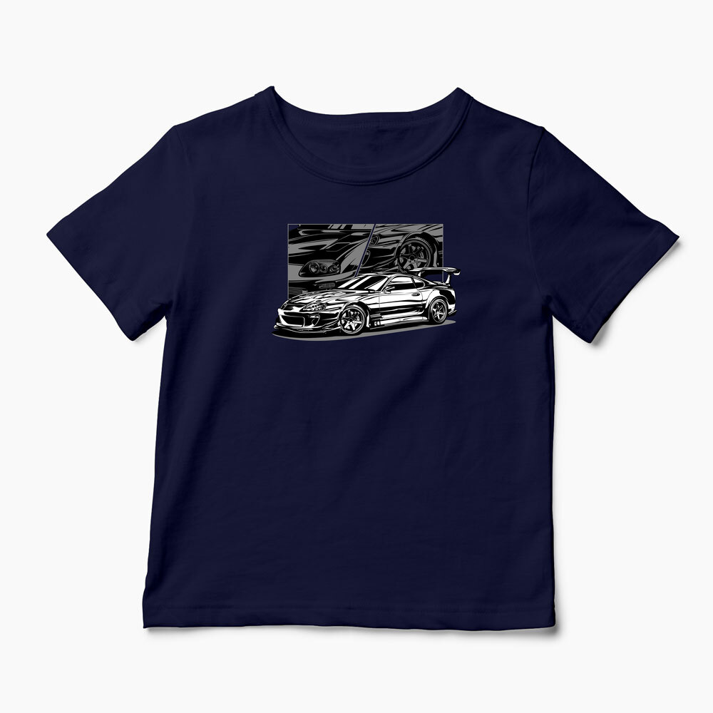 Tricou Personalizat Toyota Supra - Copii-Bleumarin