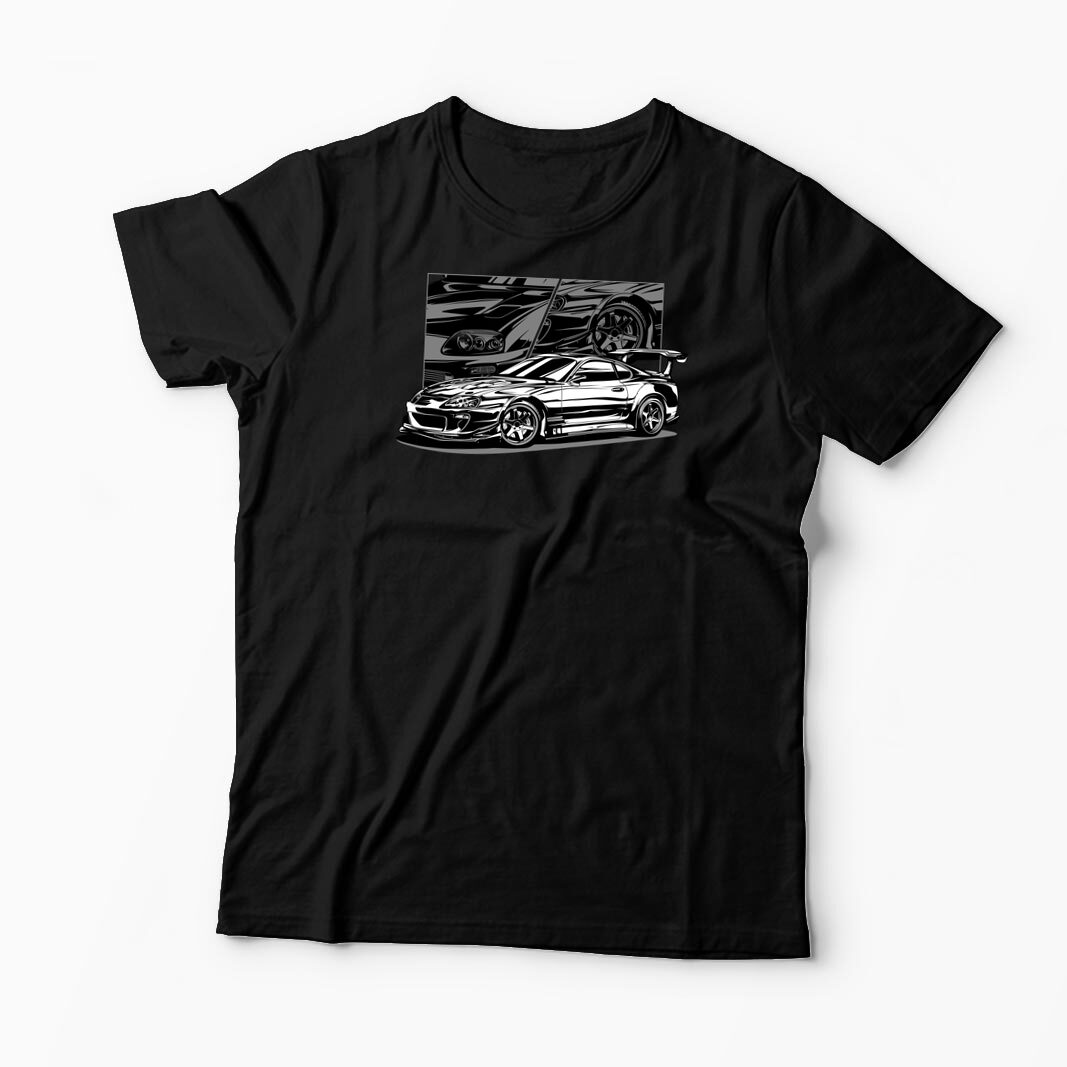 Tricou Personalizat Toyota Supra - Bărbați-Negru