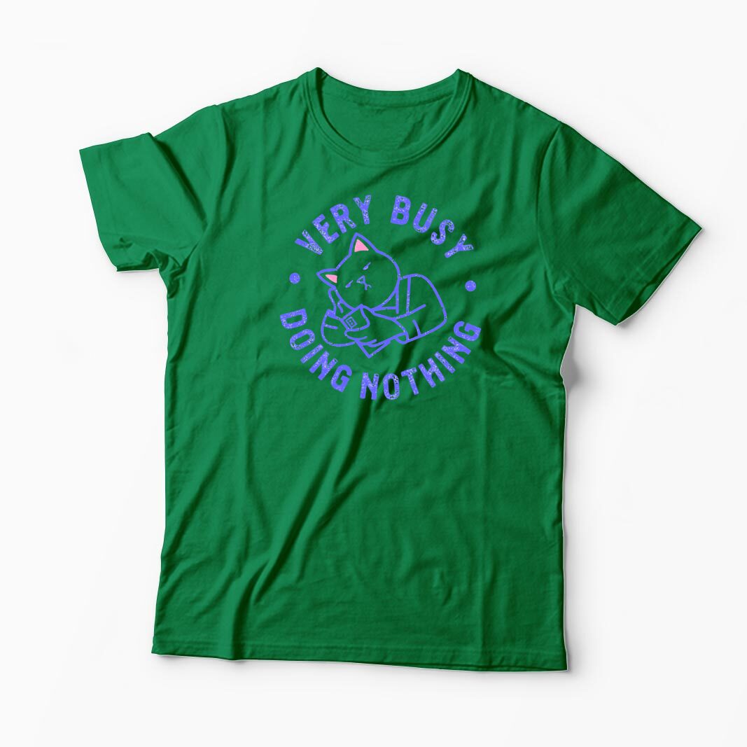 Tricou Personalizat Very Busy Doing Nothing - Bărbați-Verde