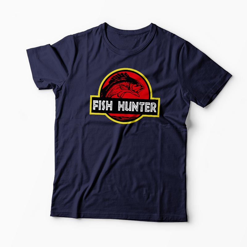 Tricou Pescar - Vânător de Pești - Bărbați-Bleumarin