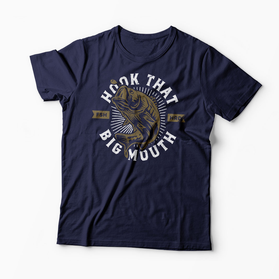 Tricou Pescuit - Hook That Big Mouth - Bărbați-Bleumarin