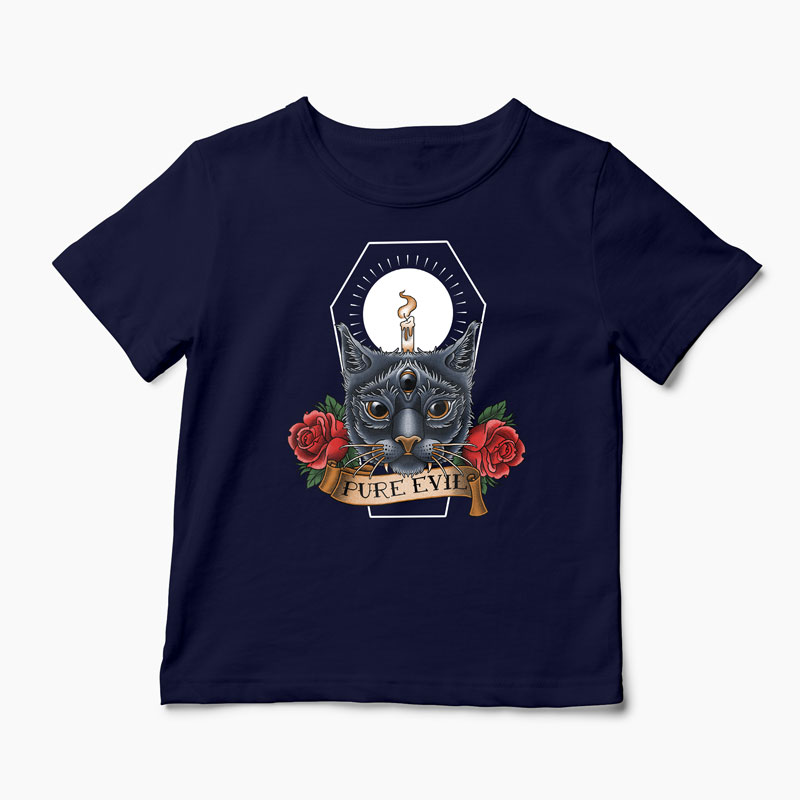 Tricou Pisica Pure Evil - Copii-Bleumarin